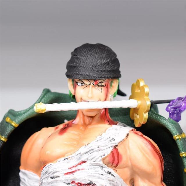 Paiuan OP Zoro Action Figure Toys Zoro with Sandoryu Scene PVC