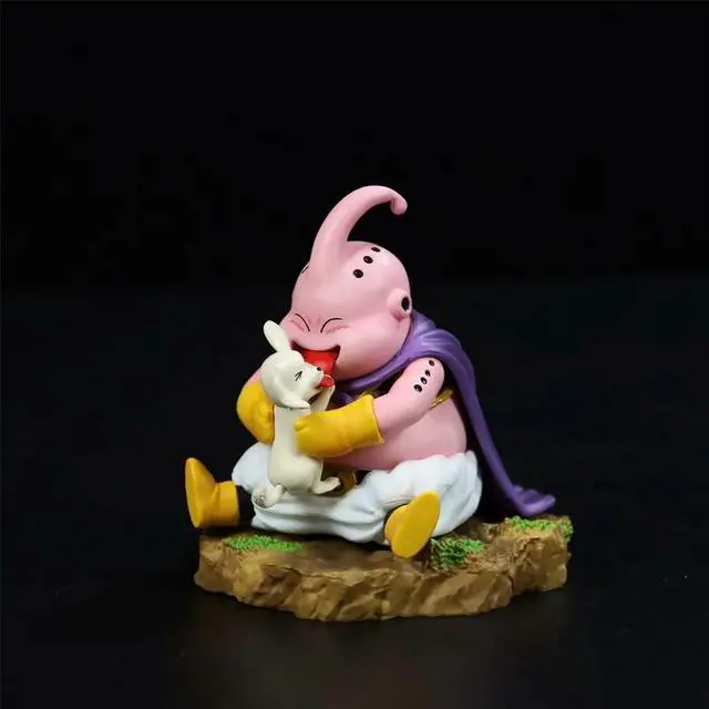 Alt view image 2 of 5 - Anime Ball Z Majin Buu Lick Dog GK PVC Action Figure Collectible Model Doll Toy 9cm