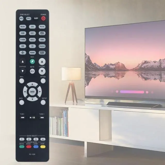 Alt view image 5 of 6 - RC1228 Replaced Remote Control for Denon RC1228 AVR-S750H AVR-S900W AVR-X1400H Video Receivers Long Control Distance