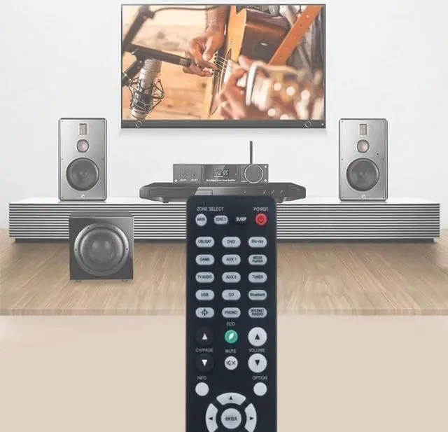 Alt view image 4 of 6 - RC1228 Replaced Remote Control for Denon RC1228 AVR-S750H AVR-S900W AVR-X1400H Video Receivers Long Control Distance