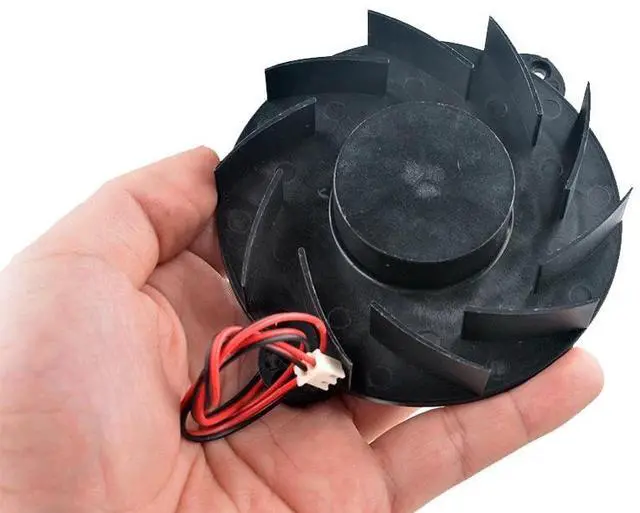 Alt view image 5 of 6 - ANCHAOPU 92mm Circular cooling fan DC12V 0.23A 2pin Cooling fan for induction cooker