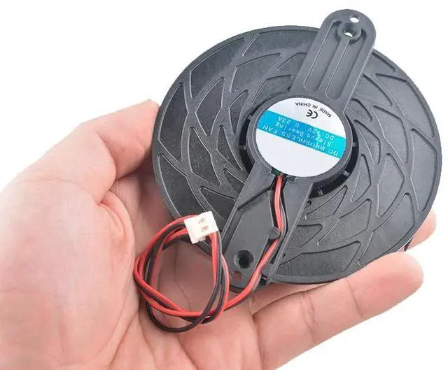 Alt view image 6 of 6 - ANCHAOPU 92mm Circular cooling fan DC12V 0.23A 2pin Cooling fan for induction cooker