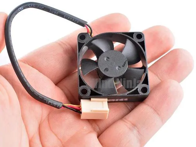 Alt view image 5 of 6 - AD3512MB-G53 Micro Cooling Fan 35mm X 35mm X 10mm 3.5cm Dual Ball Bearing 3Pin DC12V 0.13A for CPU Microcomputer