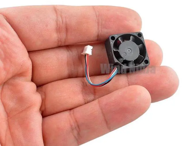 Alt view image 5 of 6 - 17mm AD01705HX087G00 Micro Axial Fan 1.7cm 17x17x8mm DC5V 0.10A 4-Pin PWM Miniature Equipment Cooling Fan
