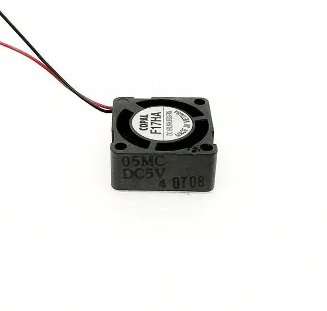 Alt view image 2 of 6 - Nidec 1708 F17HA 1.7CM 17x17x8MM Mini Cooling fan 5V 0.3W 14800RPM Hydraulic Bearing Smallest Fan 2wires