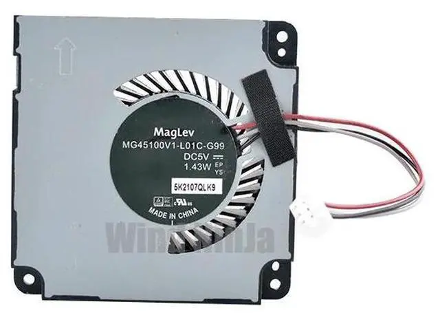 Alt view image 2 of 6 - MG45100V1-L01C-G99 45mm Blower Fan 4.5cm X 45x45x10mm DC5V 1.43W 3-Pin Centrifugal Cooling Fan for Projector