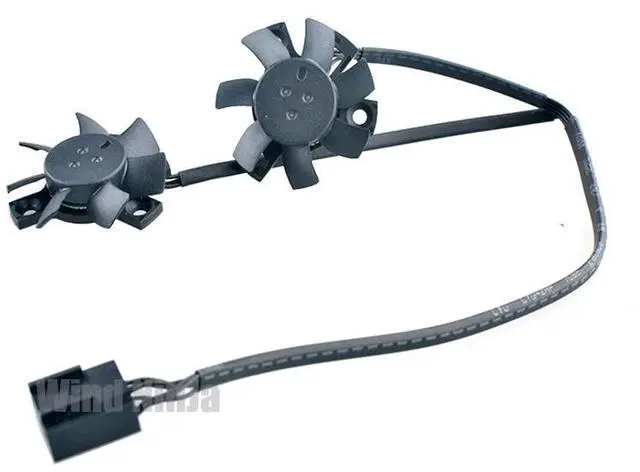 Alt view image 3 of 6 - KUB0312HP-00 Micro Axial Flow Fan Cooling Fan for R6EE Motherboard 28mm Diameter 19mm Hole Distance DC12V 0.20A 4-Pin