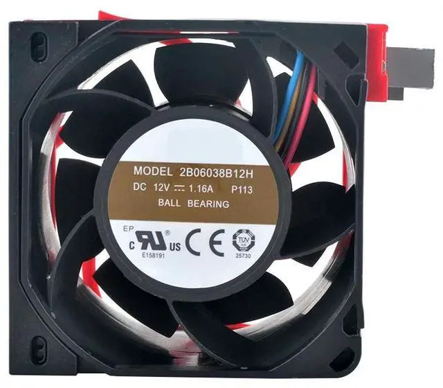 Alt view image 6 of 6 - 60mm Cooling Fan 2B06038B12H 6cm DC12V 1.16A 8000rpm Dual Ball Bearing Server Fan for Enhanced Heat Dissipation