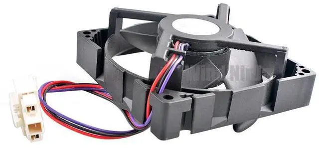 Alt view image 3 of 6 - 92mm Cooling Fan U92C12MS7BA3-52 9.2cm DC12V 0.10A Household Refrigerator & Freezer Fan for Appliance