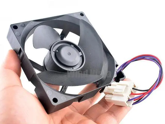 Alt view image 5 of 6 - 92mm Cooling Fan U92C12MS7BA3-52 9.2cm DC12V 0.10A Household Refrigerator & Freezer Fan for Appliance