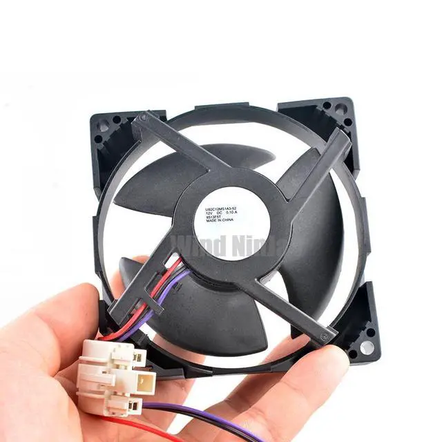 Alt view image 6 of 6 - 92mm Cooling Fan U92C12MS7BA3-52 9.2cm DC12V 0.10A Household Refrigerator & Freezer Fan for Appliance