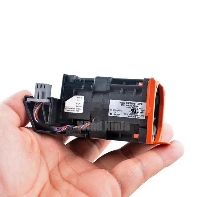 Alt view image 2 of 6 - (2pcs) Cooling Fan for Dell PowerEdge R620 R630 Drive Server DC12V 40x40x56mm Compatible with GFM0412SS VGMHR-A02 WWW1K-A01 14VG