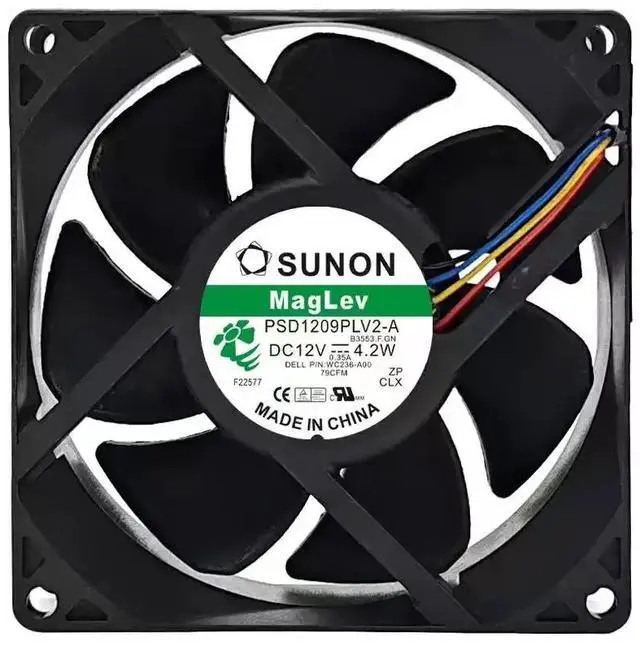 Main image of Original For SUNON PSD1209PLV2-A DC 12V 4.2W 92mm 9225 Cooling Fan 92x92x25mm 4-Pin PWM Quiet Cooler for Dell Case Server