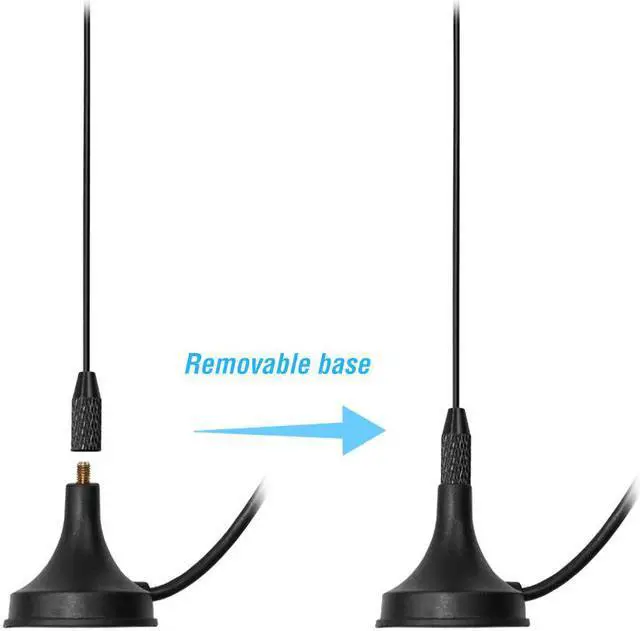 Alt view image 2 of 7 - UT-106UV Car Antenna Magnetic SMA-F Dual Band On-board Antenna VHF UHF for  UV-5R UV82 GT-3TP GT-5 Ham Radio Accessories