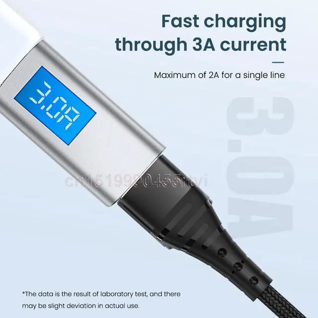 Alt view image 6 of 6 - 4 in 1 USB Type C Charging Cable for iPhone 13 12 11 Pro 3in1 2in1 USB Charging Cable Micro USB Cable for Huawei Samsung 1.2M Color: Beige (Double iOS)