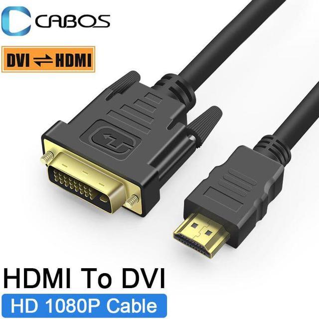 historisk at se afskaffe HDMI-Compatible To DVI Cable HD 1080P 4K Converter Adapter For Xbox Serries  X PS4 TV Box DVD Projector Monitor DVI To HDMI Cable 4K Length: 1.5M HDMI  Cables - Newegg.com