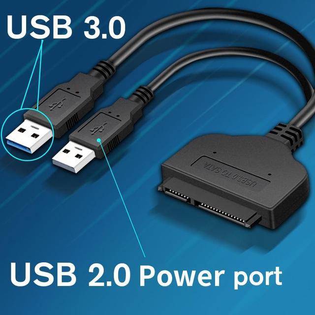 Karakter Rettsmedicin Forfølgelse Sata To USB 3.0/2.0 Hard Driver Adapter Support 2.5 Inches External SSD HDD  Hard Drive 22 Pin Sata III Cable Sata USB Cable(USB 2.0 with 2.0)(50CM)  Hard Drive Adapters - Newegg.com