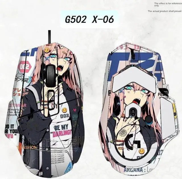 Main image of For Logitech G502 X PLUS wireless/wired mouse special sticker matte protection custom all-inclusive film replacement accessories(G502X wireless)(G502 X 06)