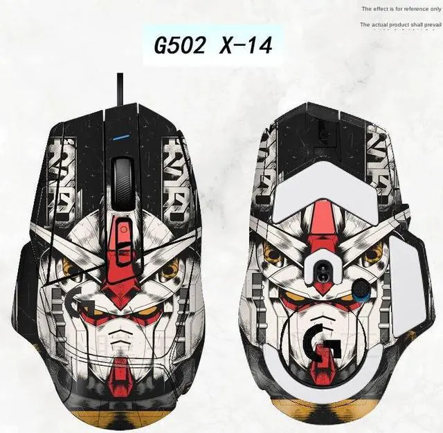 Main image of For Logitech G502 X PLUS wireless/wired mouse special sticker matte protection custom all-inclusive film replacement accessories(G502X wired)(G502 X 14)