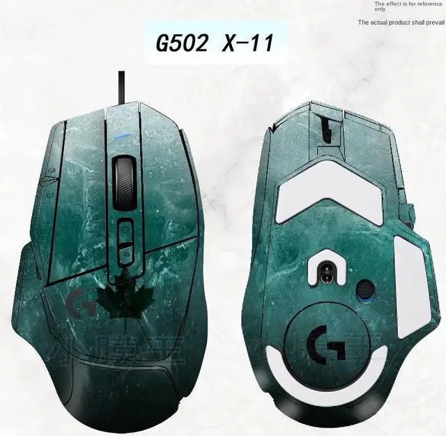 Main image of For Logitech G502 X PLUS wireless/wired mouse special sticker matte protection custom all-inclusive film replacement accessories(G502X wired)(G502 X 11)