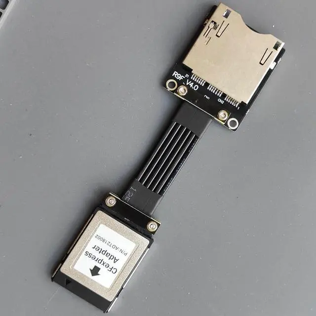 Alt view image 3 of 5 - PCIe 4.0 Gen4x2 CFexpress Extension Cable Type B High-Speed PCI-e 4.0 CFexpress B SSD Memory Storage Cards Adapter Cord R99SF(25cm)
