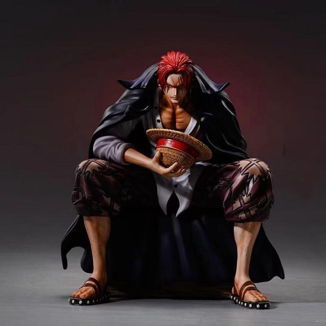 17cm One Piece Shanks Figure Film Red Yonko Red Hair Anime Figure