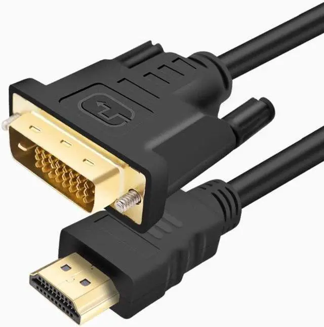 Main image of DVI To HDMI HDTV To DVI 24+1 Male to Male HDTV Cable Digital Video Cable Adapter For Laptop Computer Projector Extension(1.5m)