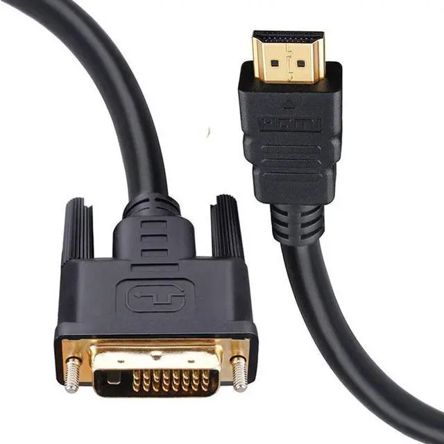 Main image of DVI To HDTV Cable HDMI To DVI Compatible Cable 1.5M 3M 1080P 3D DVI D 24 1 Pin Adapter Cables For TV BOX DVD PC Projector(1.5m)