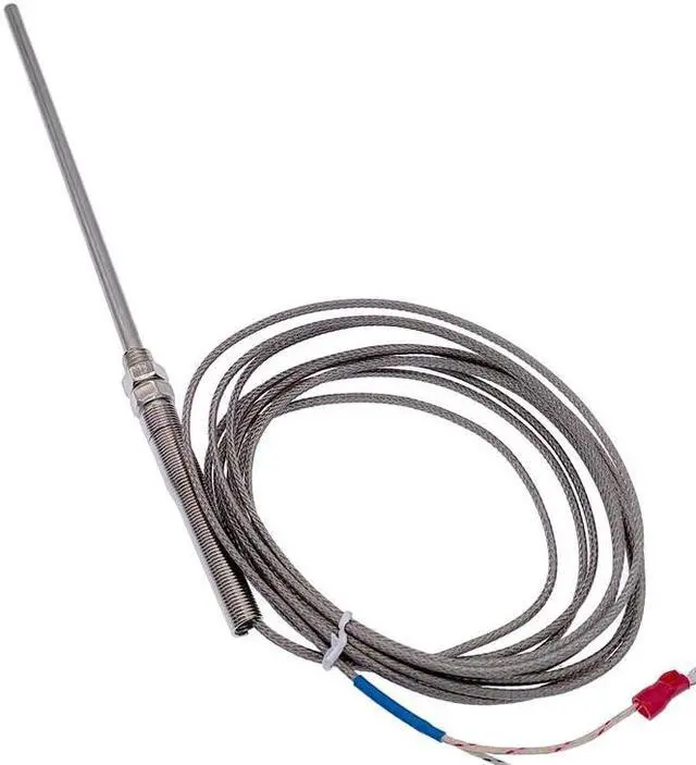 Main image of 150mm probe type thermocouple K type thermocouple sensor stainless steel thermocouple 0-400(line length 1m)