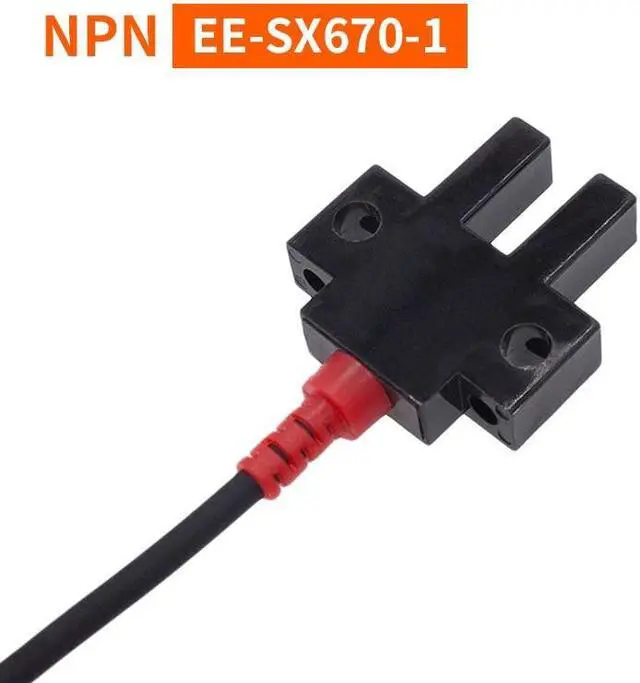 Main image of Photoelectric Switch EE-SX670-1U-slot NPN Induction Sensor with 1m PU Cable Detection Range 5mm(EE-SX670-1)