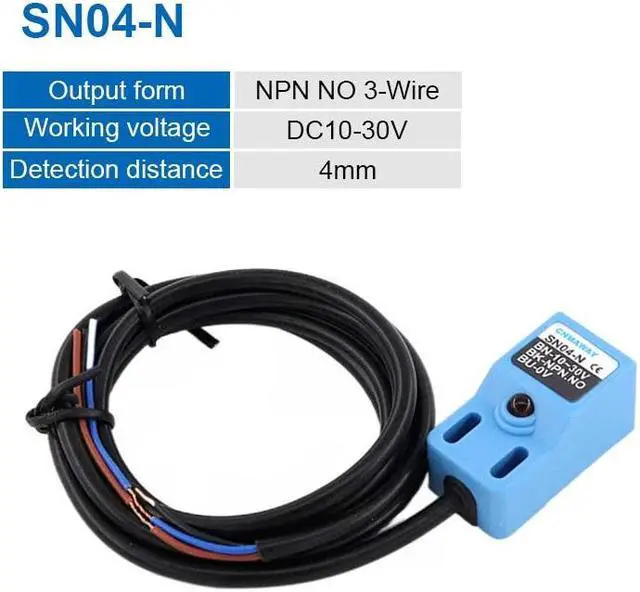 Main image of 1Pc Metal detection sensor SN04-N Proximity switch for metal inspection SN04-N2 SN04-P SN04-P2 SN04-Y1 Y2 D1 D2 NPN PNP NC NO(SN04 N1)