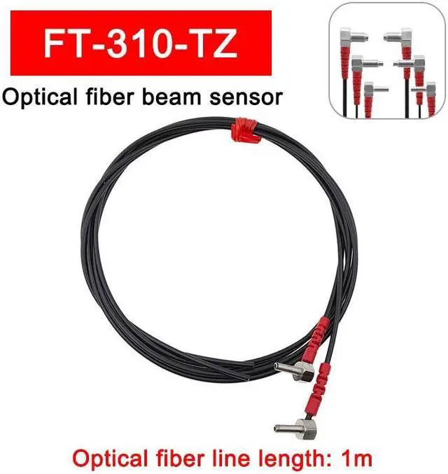 Main image of 1m Optical Fiber Reflection Sensor M3 M4 M6 Optical Fiber Beam Sensor Switch(FT-310-TZ)