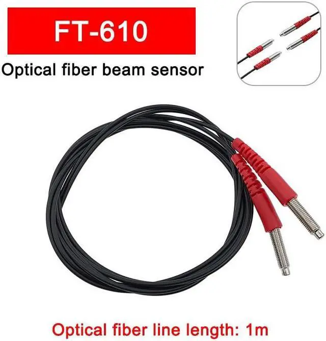 Main image of 1m Optical Fiber Reflection Sensor M3 M4 M6 Optical Fiber Beam Sensor Switch(FT-610)