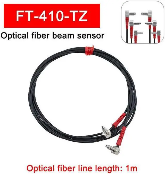 Main image of 1m Optical Fiber Reflection Sensor M3 M4 M6 Optical Fiber Beam Sensor Switch(FT-410-TZ)