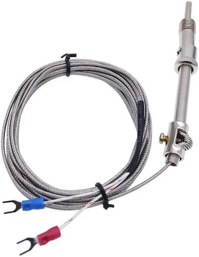 Main image of 30mm K type thermocouple probe type thermocouple sensor  stainless steel thermocouple 0-400(line length 4m)