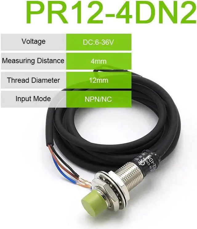 Main image of 1PCS PR12-4DN DN2 cylindrical proximity switch sensor Round type dc 3wire pr Proximity Sensor Switch PR12-4DO DC(PR12-4DN2)
