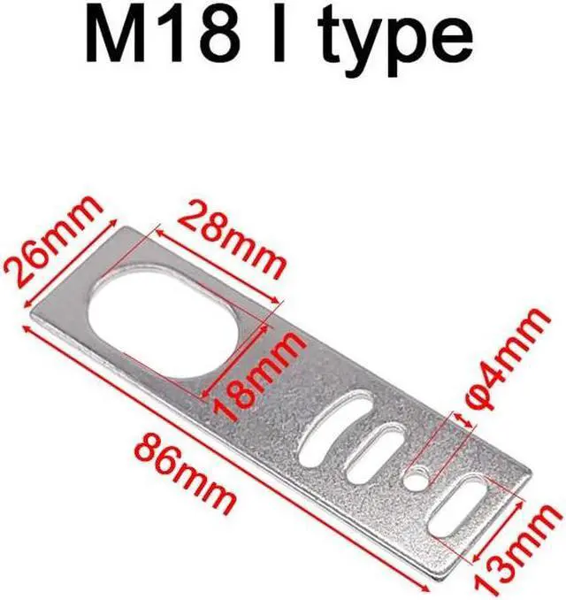 Main image of SN04 approach sensor holder photoelectric sensor switch support metal proximity switch bracket(M18 I type)