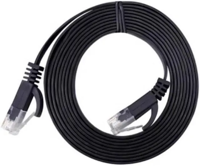 Main image of Category 6 Gigabit flat network cable CAT. 6 flat cable Home computer broadband connection router Category 6 flat cable(1.5M)(RJ45 CABLE 1PCS)