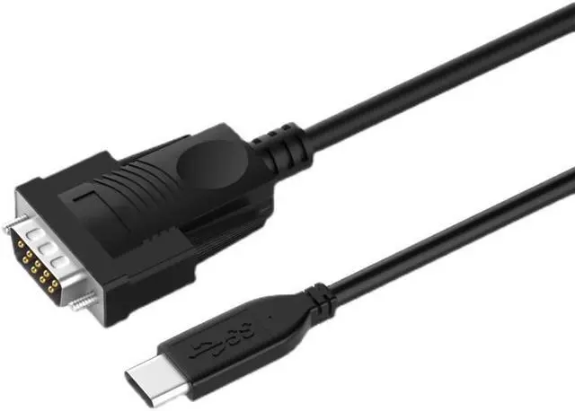 Main image of Type-c to RS232com serial cable Laptop connected to printer scanner driver free data cable