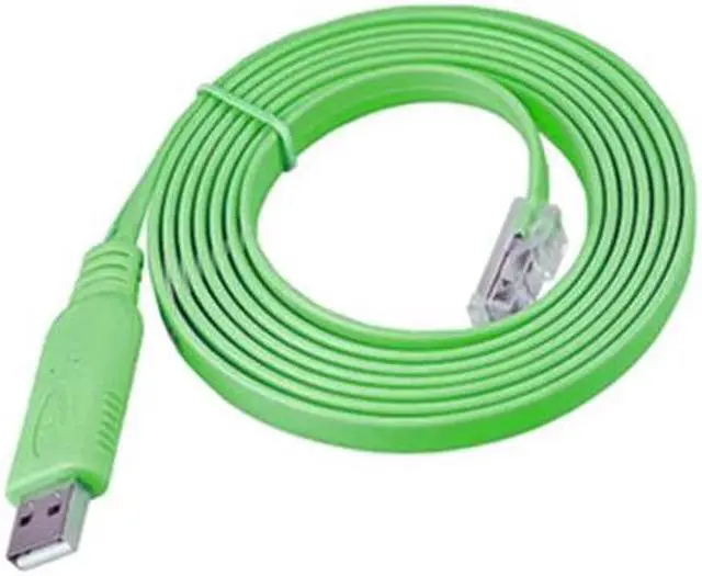 Main image of USB to console debugging cable USB to RJ45 suitable for router switch control cable(1.8M)(USB  FTDI 1PCS)