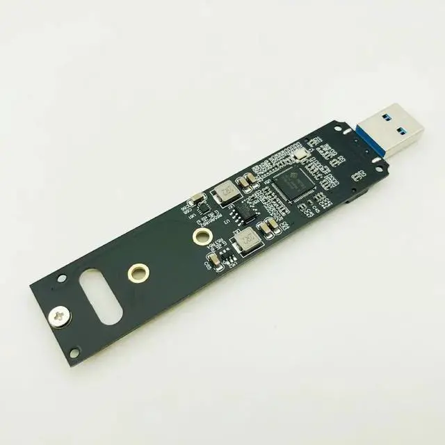 Alt view image 3 of 6 - Portable High Performance NVME to USB Adapter M.2 SSD to Type-A Card USB 3.1 Gen 2 Bridge Chip to M2 SSD Key M for Windows XP/7/
