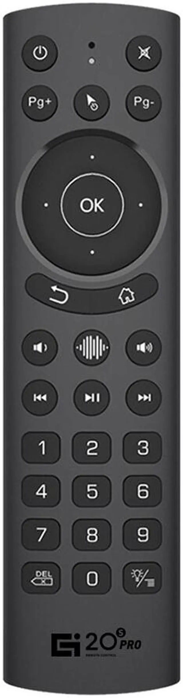 Alt view image 5 of 6 - G20S PRO Electronic Smart Home Accessories 2.4G Wireless Fly Air Mouse 30 Buttons Voice Control Remote for PC STB