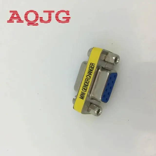 Alt view image 6 of 6 - 1pcs  9 Pin RS-232 DB9 FeMale to FeMale Serial Cable Gender Changer Coupler Adapter DB9 extend adpter