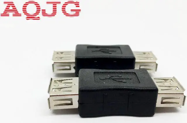 Alt view image 5 of 5 - 1 pcs USB 2.0 Type A Female to A Female Coupler Adapter Connector F/F Converter Promotion Usb extend Jack