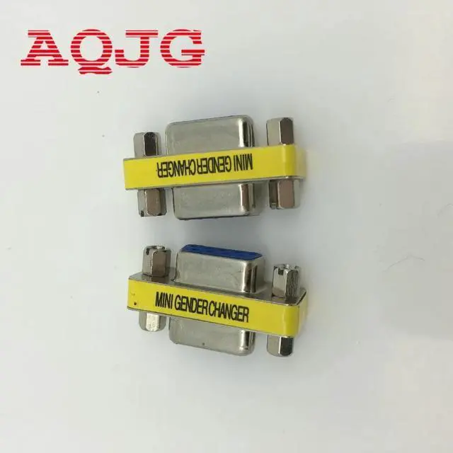 Alt view image 3 of 6 - 1pcs  9 Pin RS-232 DB9 FeMale to FeMale Serial Cable Gender Changer Coupler Adapter DB9 extend adpter