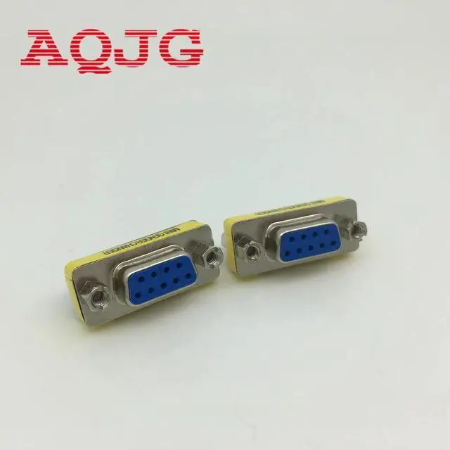 Main image of 1pcs  9 Pin RS-232 DB9 FeMale to FeMale Serial Cable Gender Changer Coupler Adapter DB9 extend adpter