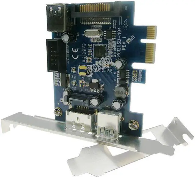 Main image of Dual USB 3.0 Port + Power over eSATA + 9 Pin USB2.0 Hybrid PCI Express Controller Card