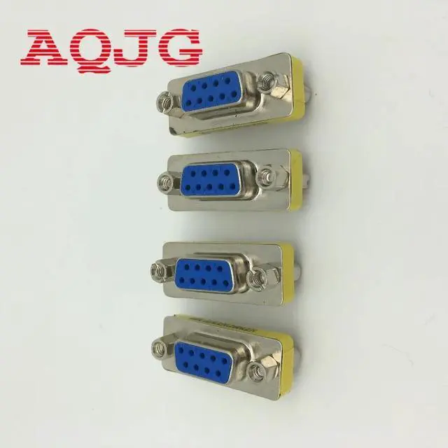 Alt view image 2 of 6 - 1pcs  9 Pin RS-232 DB9 FeMale to FeMale Serial Cable Gender Changer Coupler Adapter DB9 extend adpter