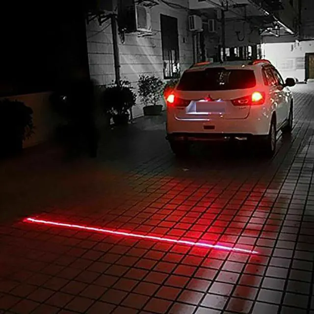 Alt view image 5 of 6 - Universal Rear Laser LED Fog Light Anti-Collision Warning Lamp Brake Tailight