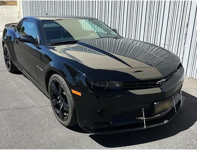 Alt view image 4 of 6 - Adjustable 8"-11" Front Bumper Lip Splitter Strut Rod Tie Support Bars Universal Fit Most Cars (Silver)